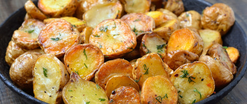 Fokhagymás sült krumpli (Sóbors)